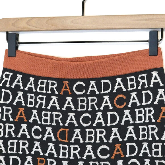 Anthropologie Maeve Abracadabra Knit Mini Skirt Boho Retro Statement Skirt XS - Picture 3 of 11